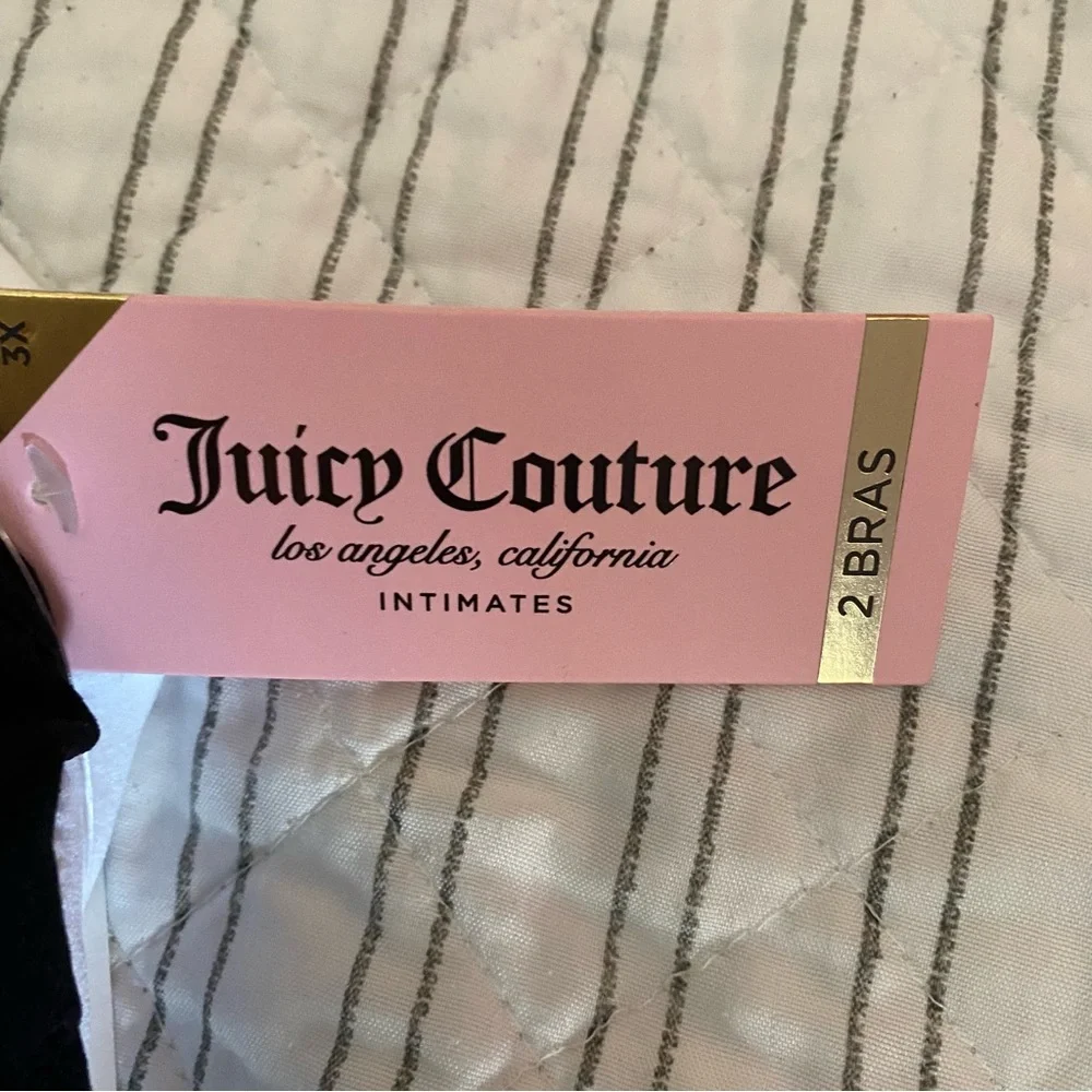 NWT ✨ Juicy Couture 2 pieces sport bras 3X - Picture 8 of 9